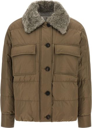 Brunello Cucinelli Monile Sherling Down Jacket
