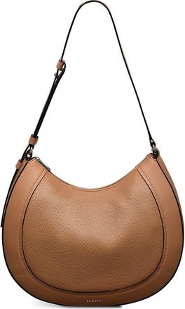 Radley London Merchant Hall Large Leather Crescent Shoulder Bag in Chai at Nordstrom Rack