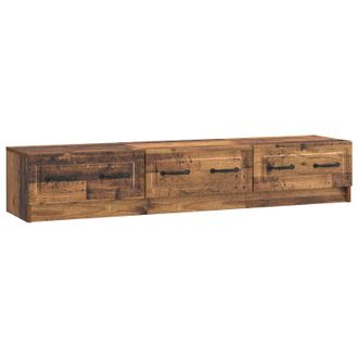 vidaXL Mueble De Tv Con Caj&oacute;n Madera Envejecida 147 X 34,5 X 27 Cm Vidaxl