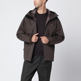 Prada Camouflage green hooded jacket