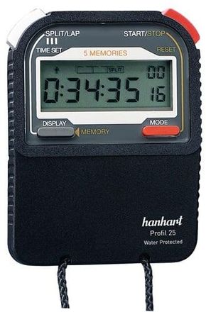 Hanhart Cron&oacute;metro Pro 25 1/100 Seg. Dig. Hanhart