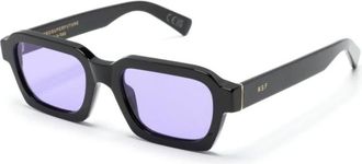 Retro Superfuture Sunglasses, unisex, Black, Size: 52 MM Caro 7C7 Sunglasses