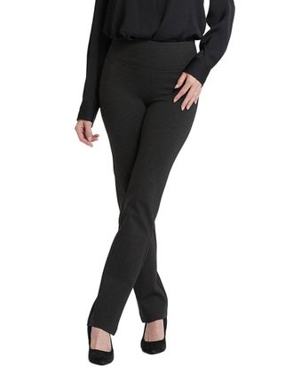 NYDJ Nydj Pull On Charcoal Heather Straight Leg Jean