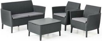 Keter Lounge Set 2 Plazas Salemo Grafito - Keter