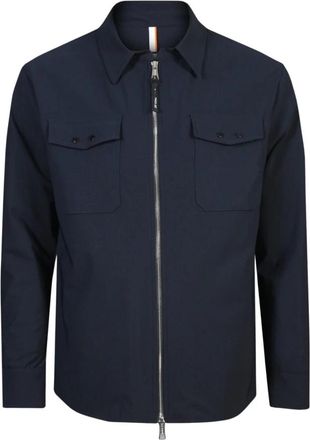 PMDS Premium Mood Denim Superior Full Zip Overshirt Rahul - Heren - Zomerjassen - Blauw - 2XL - Jassen