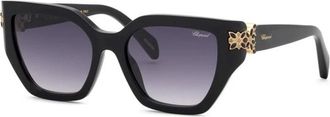 Chopard Sch 418S 700N Zonnebrillen - Dames - Zonnebrillen - Zwart - 54 MM - Accessoires