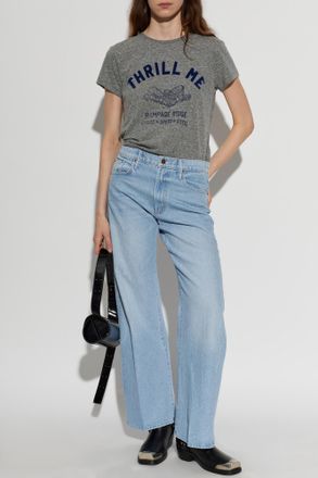 Mother The Whip Skimp Jeans Trousers, Womens, Blue