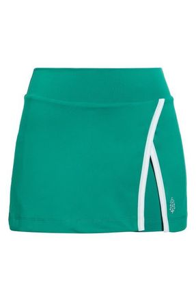 Free People FP Movement Forehand Faux Wrap Skort in Green Glow Combo at Nordstrom, Size X-Large