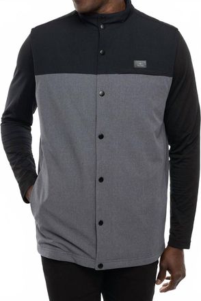 Travis Mathew Navigational Report Vest In Black