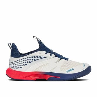 K-Swiss Mens Speed Trac Sneakers In Blanc/opal// Red Lollipop
