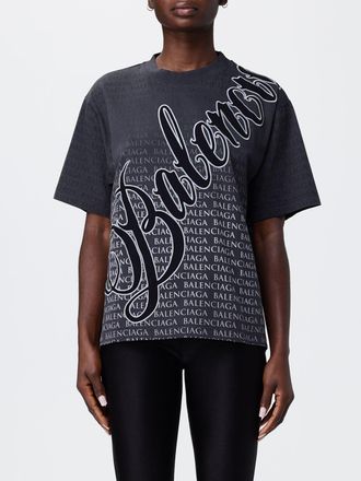 Balenciaga Cotton T-shirts with Logo