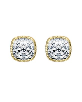Rachel Glauber 14K Diamond Cz Earrings