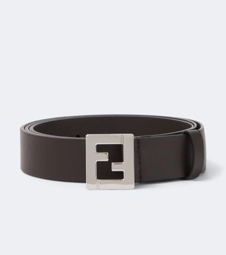Fendi FF leather belt
