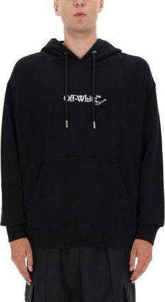 Off-white Relaxed Fit Black Hoodie