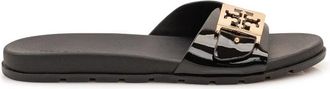 Tory Burch Schoenen, Dames, Zwart, 43 EU, Mellow Buckle Slide