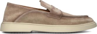 Officine Creative Heren Slip-On Bones Su&egrave;de Schoenen - Heren - Loafers - Beige - 42 EU - Su&egrave;de - Schoenen