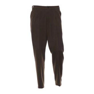 Cellar Door Straight Trousers, male, Brown, Size: XL LEO T