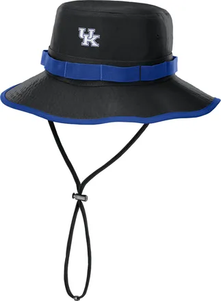 Nike Kentucky Sideline Apex Boonie Nike Mens Dri-FIT College Bucket Hat in Black | NC1B08HZNKY-Q2W