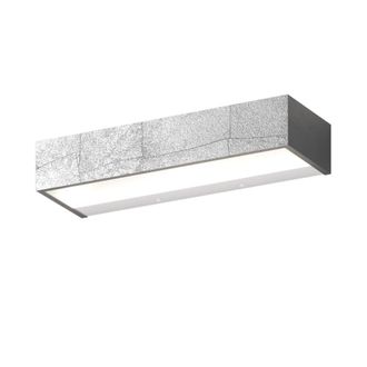 Top-Light Applique Moderno Top Light Bios 1213 30 Led Switch 1320lm Alluminio Illuminazione Modulo Integrato, Finitura Metallo Foglia Argento