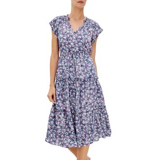 Rails Womens Juni Dress In Blue Blossom