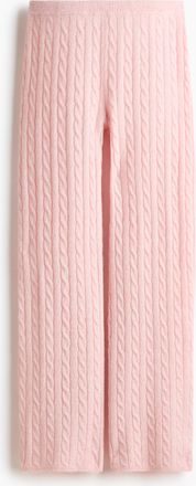 H&M Hose in Zopfstrick - Pink