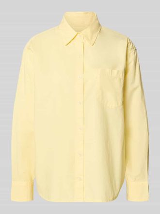 Levi's Boyfriend Fit Bluse mit Brusttasche Modell HARLIE in Pastellgelb, Gr&ouml;&szlig;e M