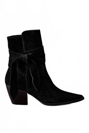 Matisse Footwear Womens Colton Suede Bow Boots In Black