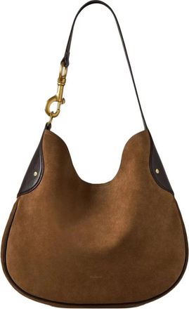 Mulberry Hackney Schoudertas - Dames - Tassen - Bruin - Maat: ONE Size Zijde