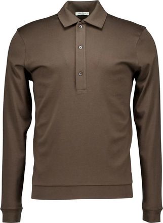 Stefan Brandt Lim 3B Fr 30 Polo - Heren - Polos - Bruin - L - Katoen - Tops