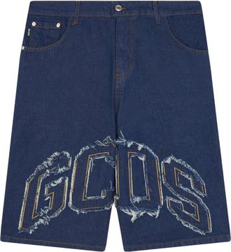 GCDS Bermuda Shorts - Heren - Denim shorts - Blauw - W36 - Denim - Korte Broeken