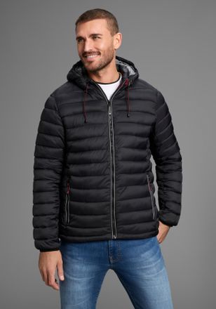 Polarino Steppjacke POLARINO, Herren, Gr. 64 (XXXL), schwarz, Obermaterial: 100% Polyamid. Futter: 100% Polyamid. Wattierung: 100% Polyester, eingefasste Kante