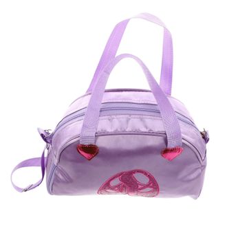 Frcolor Dance Bag for - Adjustable Single Shoulder Ballet Shoe Tote with Purple Slipper Print, Latin Dance Organizer and Travel Gym Duffel for