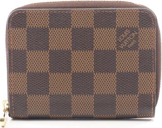 Louis Vuitton Brown Ebene Coated Canvas Coin Purse/Coin Case (Pre-Owned)