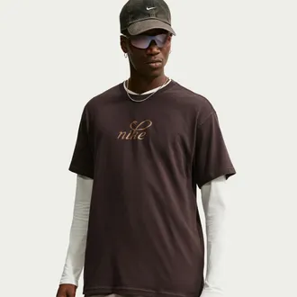Nike Mens Nike Sportswear T-Shirt in Brown | IR6997-220