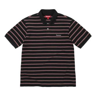 SUPREME FW26 Stripe Polo Black SUP-FW26-090-BLK
