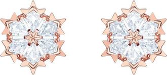 Swarovski Magic Stud Oorbellen - Dames - Oorbellen - Roze - ONE Size - Accessoires