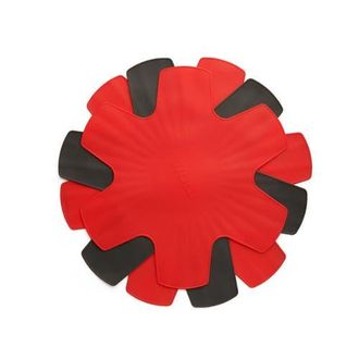 Woll Silicone Pan Protectors 3 Piece Set, Red & Gray in Black at Nordstrom