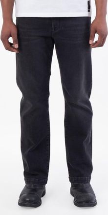 Fendi Black Straight-Cut Cotton Denim Jeans, Waist Size 31