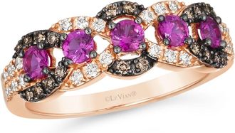 Le Vian Passion Ruby Ring set in 14K Strawberry Gold