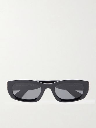 Miu Miu Eyewear Occhiali Da Sole In Acetato Con Montatura Cat-eye Glimpse - Nero