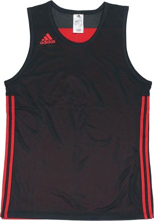 adidas Basketball Training Casual Breathable Knitted Vest Men Black/Red DY6588