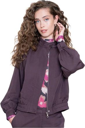 Geisha Licht jack - Dames - Jassen - Paars - Maat: XL Viscose