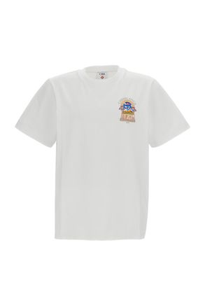 Casablanca Cotton Jersey Short-Sleeve T-Shirt with Logo Graphic