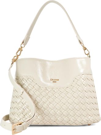 Dune London Womens Accessories Dinidelphine - Woven Shoulder Bag - Beige - One Size