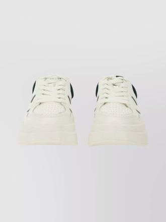 Ash leather low-top sneakers