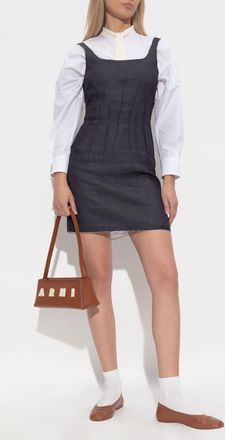 Marni Denim Dress, Womens, Navy Blue