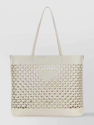 Prada na leather shoulder bag