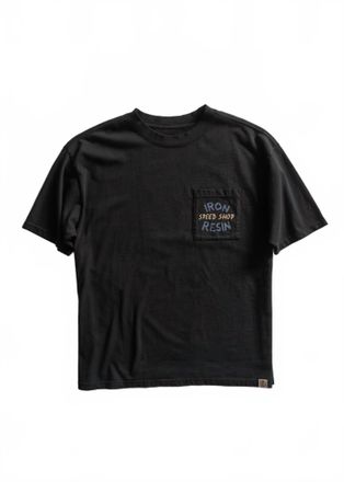 Iron And Resin Mens Speed Shop Pocket Tee In Black