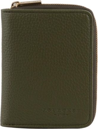 Pourchet Club Medium Portemonnee - Dames - Portefeuilles - Groen - ONE Size - Leer - Accessoires