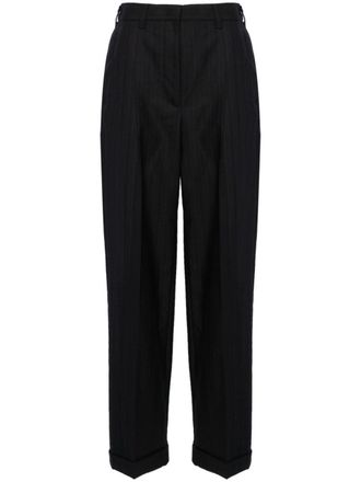 Miu Miu Ma&szlig;geschneiderte Nadelstreifenhose von Miu Miu mit hoher Taille